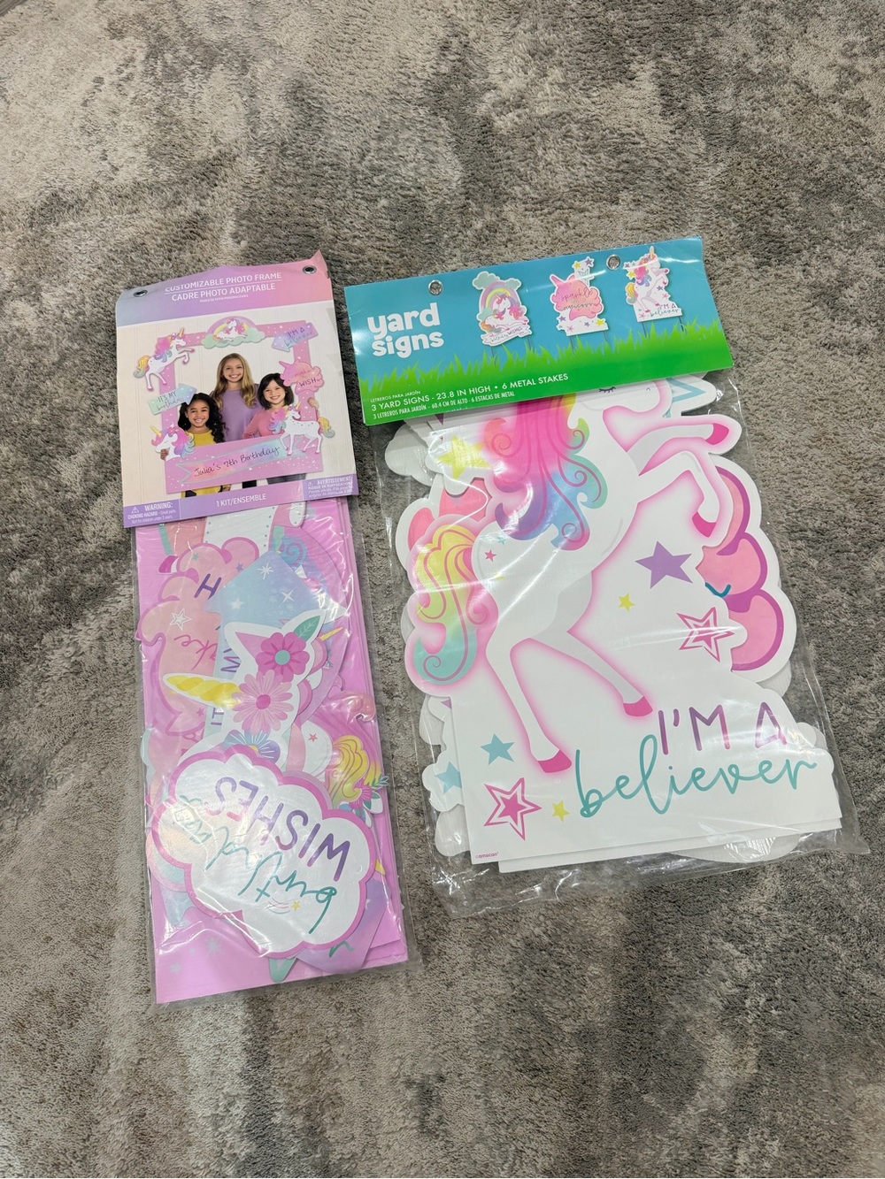 Unicorn Birthday Theme Decorations